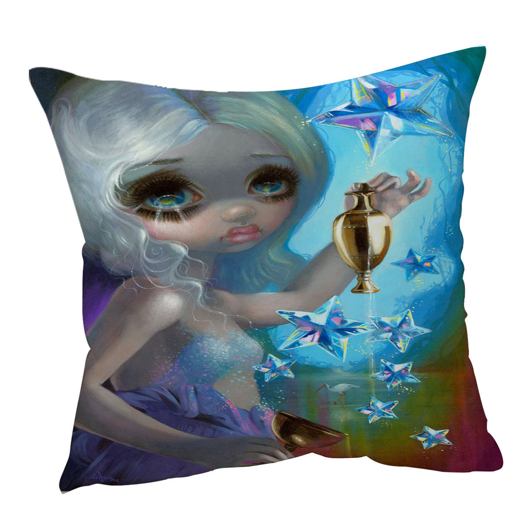 The Star Beautiful Sparkling Girl Cushion