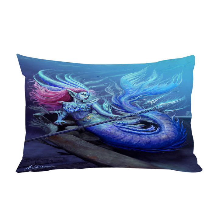 The Underwater Protector Beautiful Mermaid Pillowcase