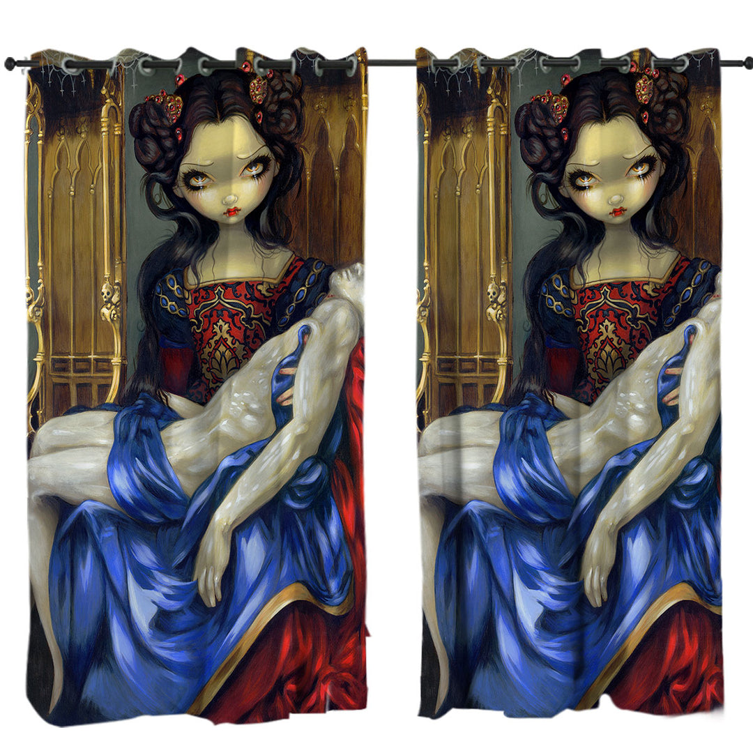 The Vampire Maiden I Vampiri Pieta Curtains