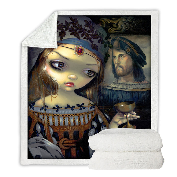 The Vampire Sherpa Blanket Maiden I Vampiri Lucrezia Borgia