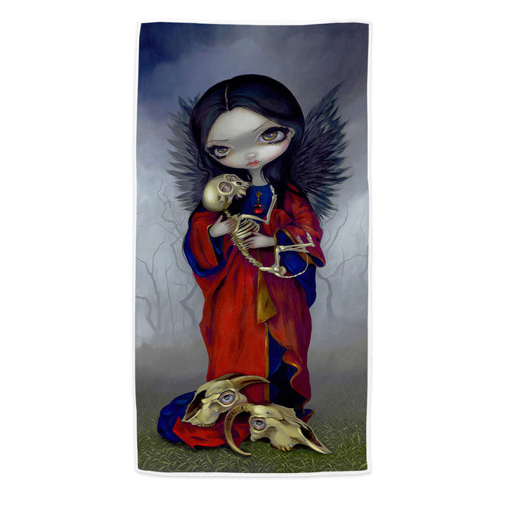 The Vampires Beach Towel Bags Dark Art I Vampiri Angelo della Morte