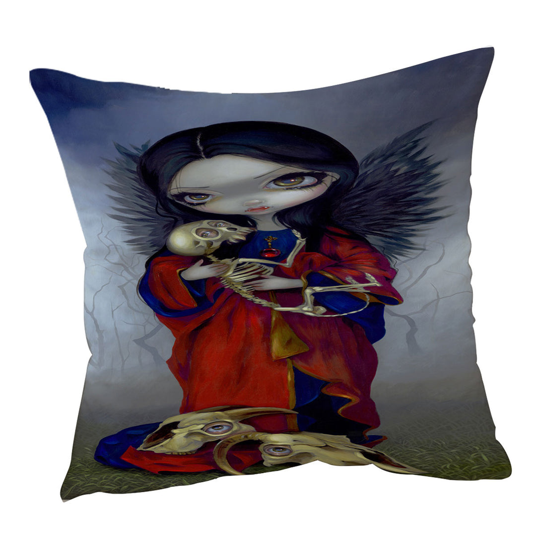 The Vampires Cushion Cover Dark Art I Vampiri Angelo della Morte