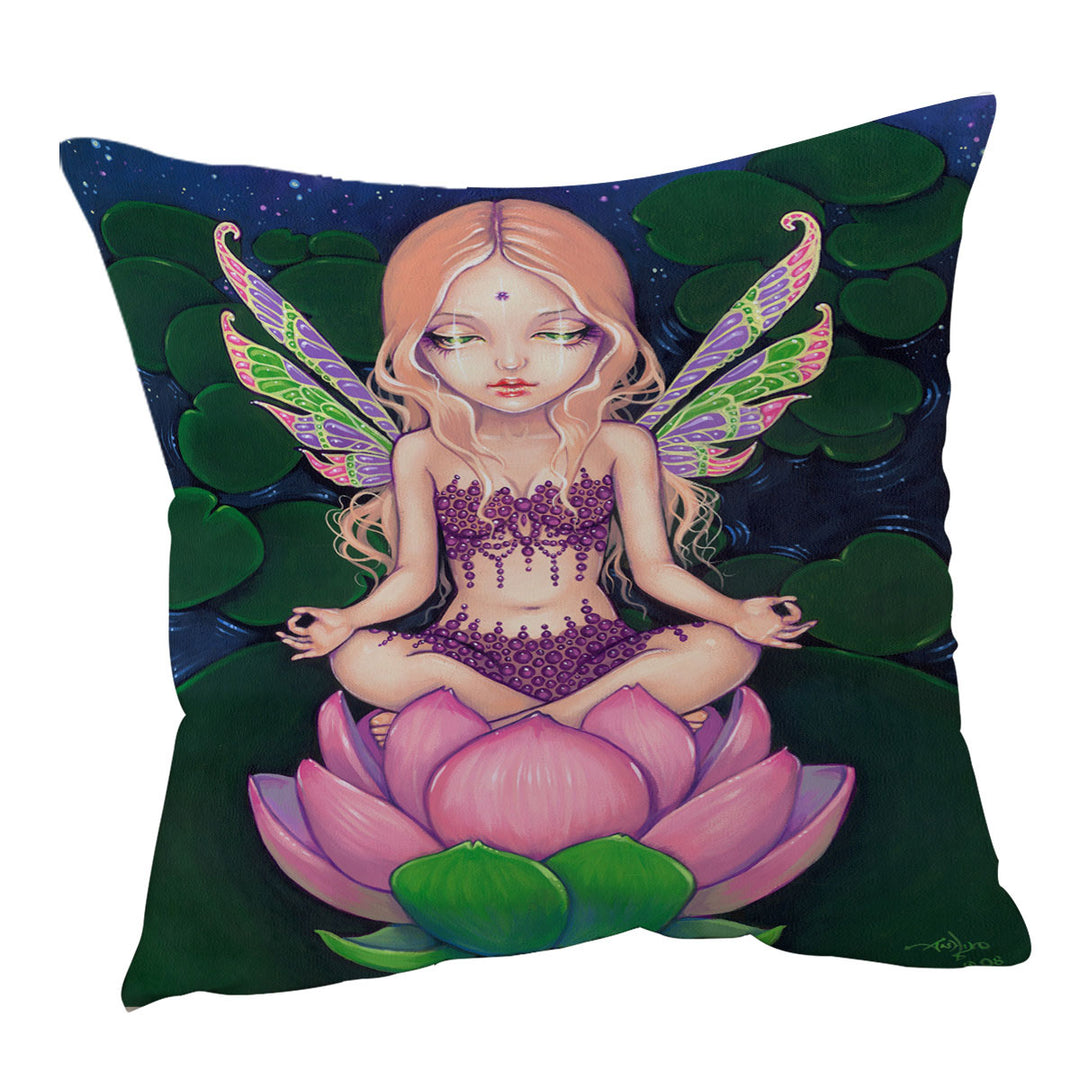 The Yoga Cushions Lotus Fairy Lily Pads Pond