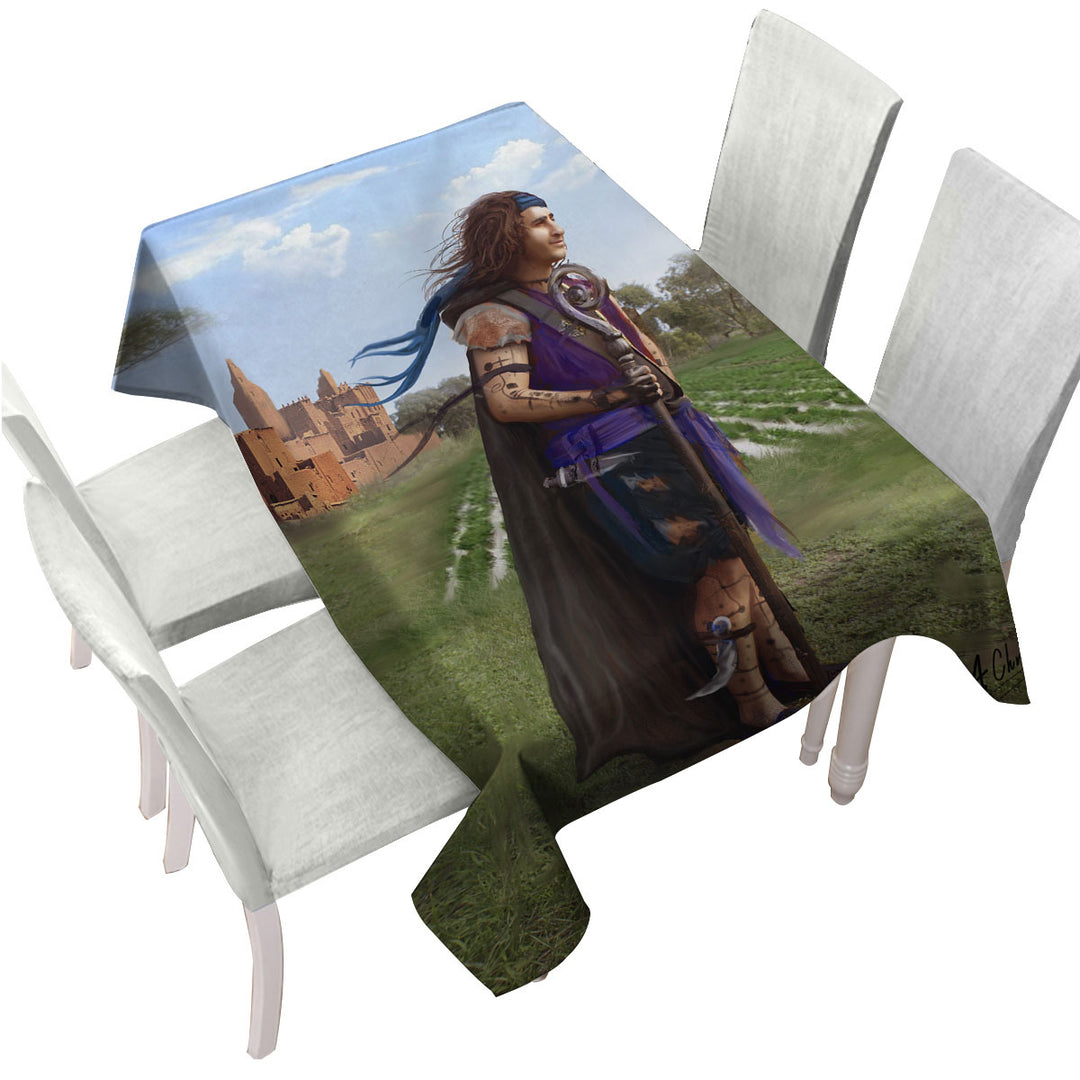 Thrakos Fantasy Adventure Character Tablecloth