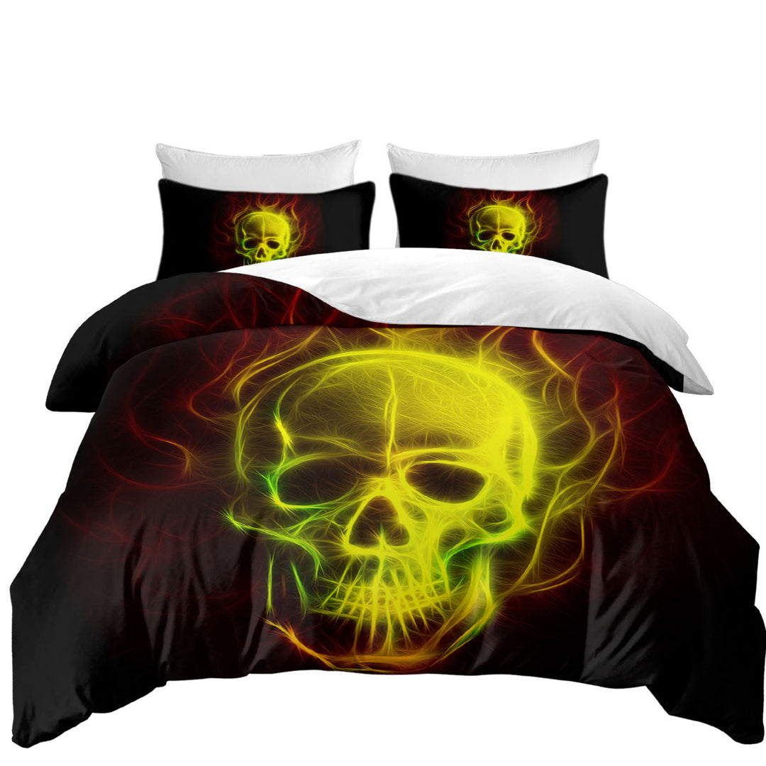 Thrilling Electric Skull Bed Covers