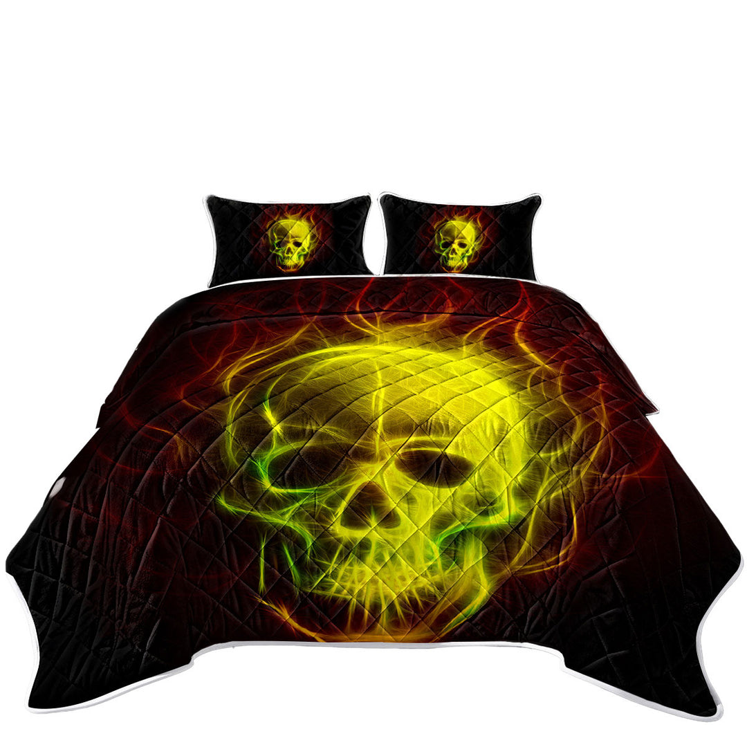 Thrilling Electric Skull Quilts