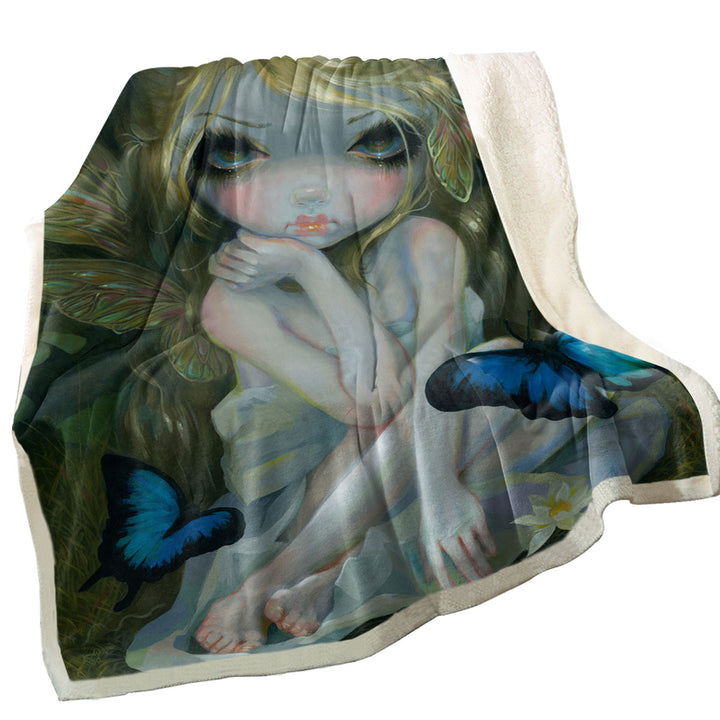 Throws with Morpho Butterflies and Lily the Forest Fairy