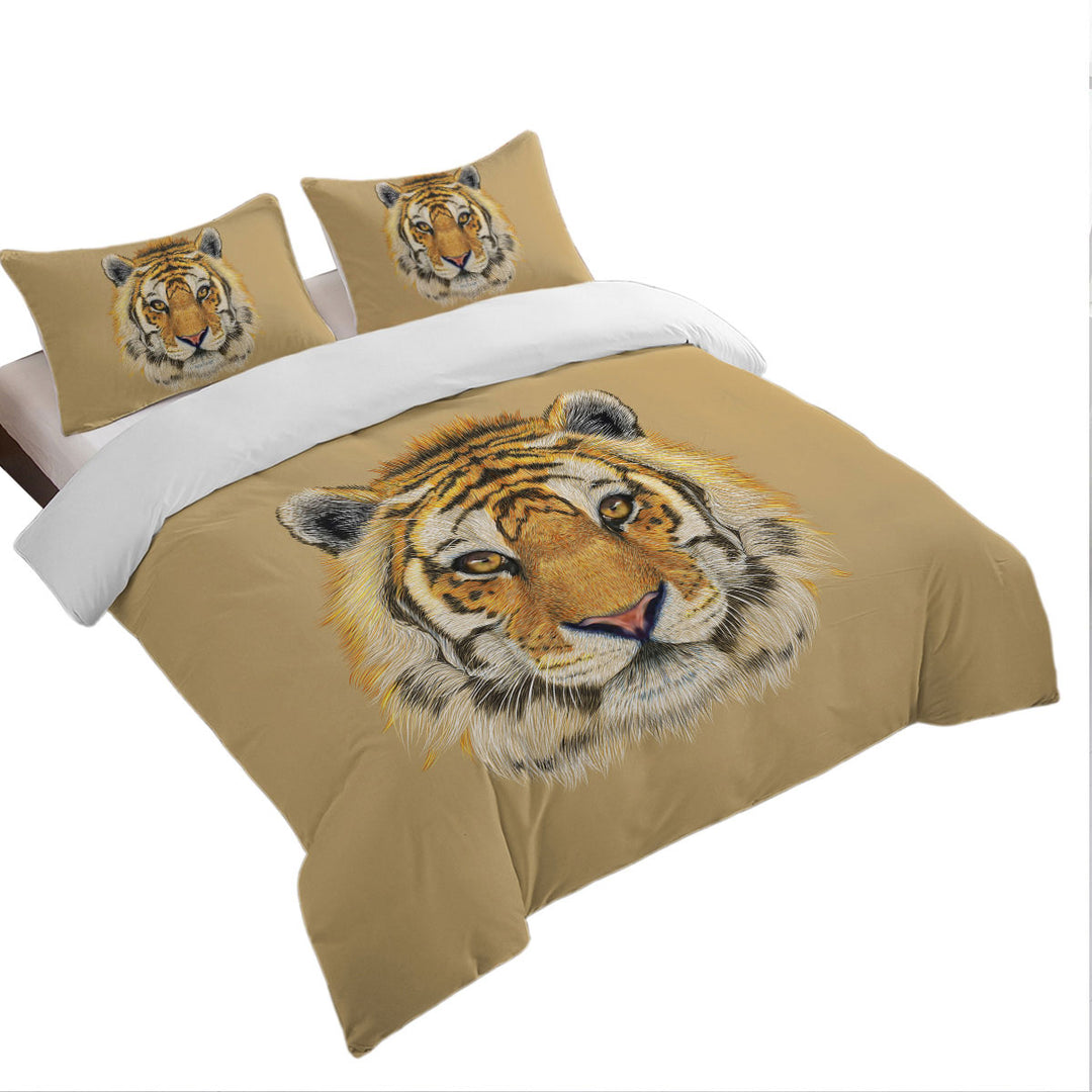 Tiger Portrait Duvet Covers