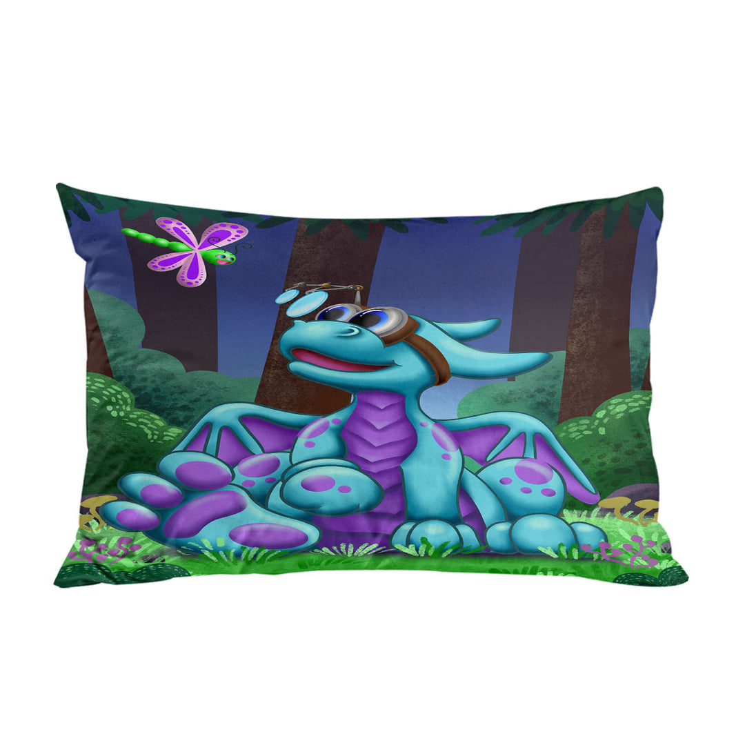 Tinker the Smartest Dragon Pillow Cases