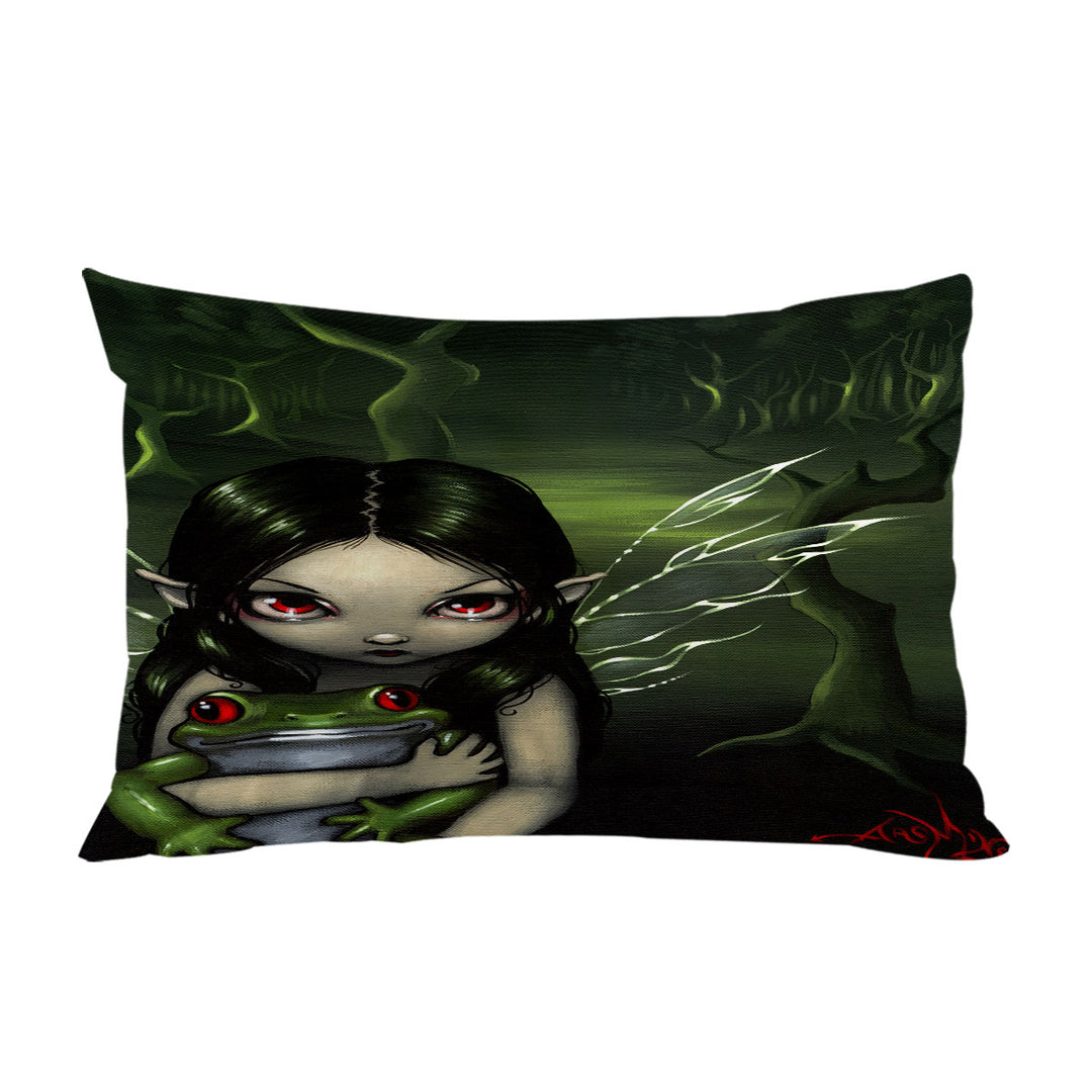 To Love a Frog and Fairy throw pillow case covers