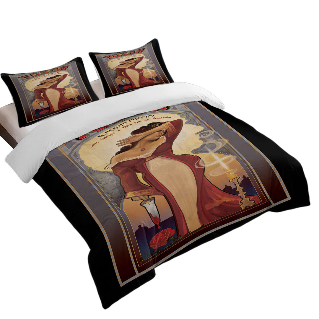 Tosca the Love Assassin Cool Art Coverlets