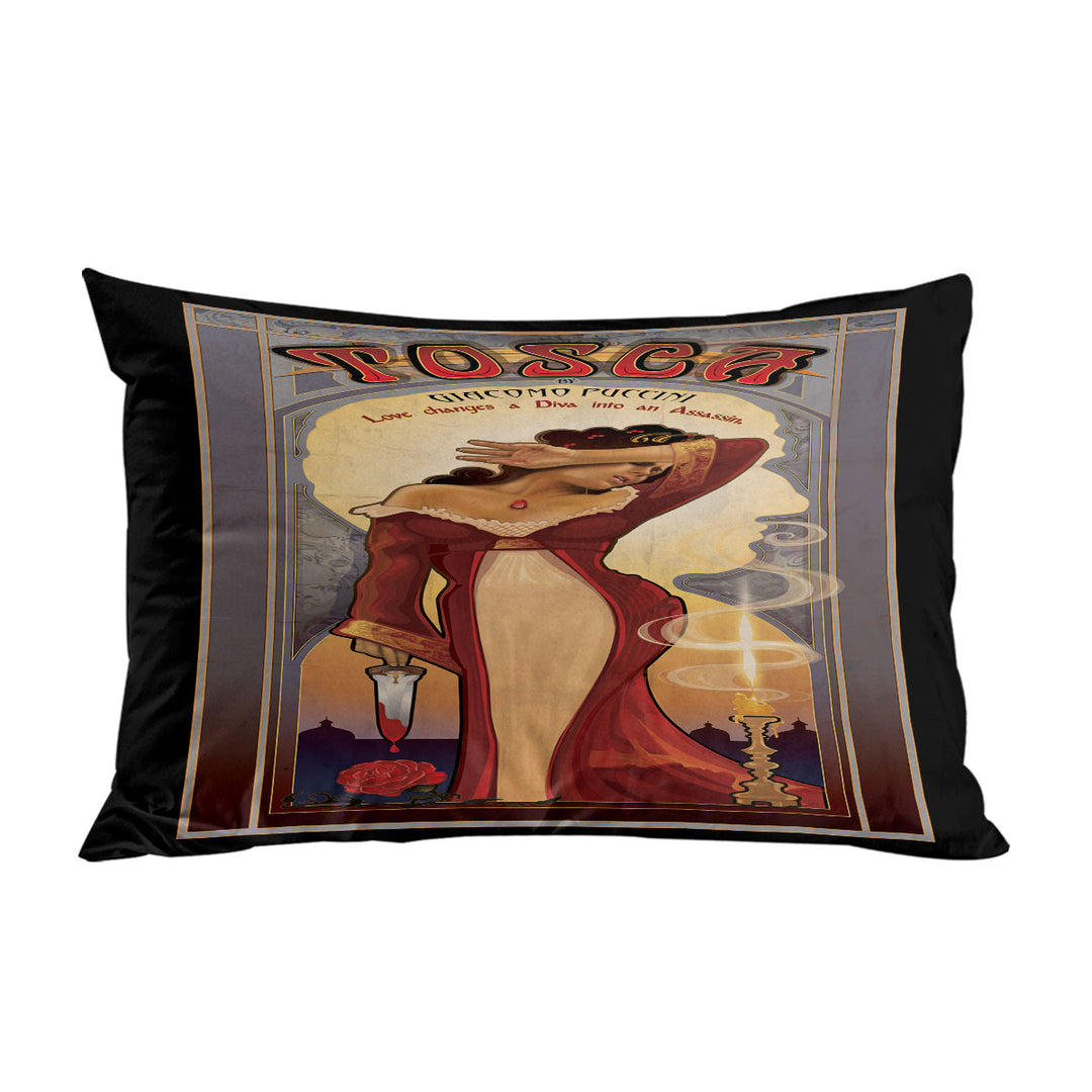 Tosca the Love Assassin Cool Art Pillowcase