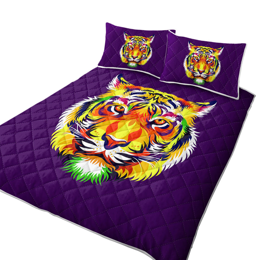 Tough Tiger Head Quilt