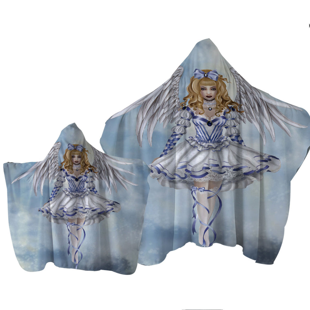 Towel Hoodie with Fantasy Art Angelic Princess