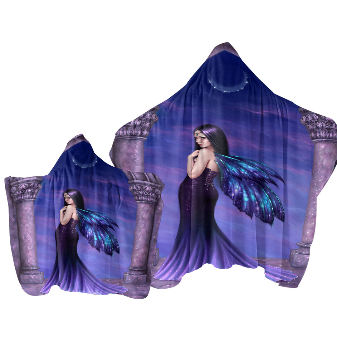 Towel Hoodie with Fantasy Art Mystique Mysterious Beautiful Fairy