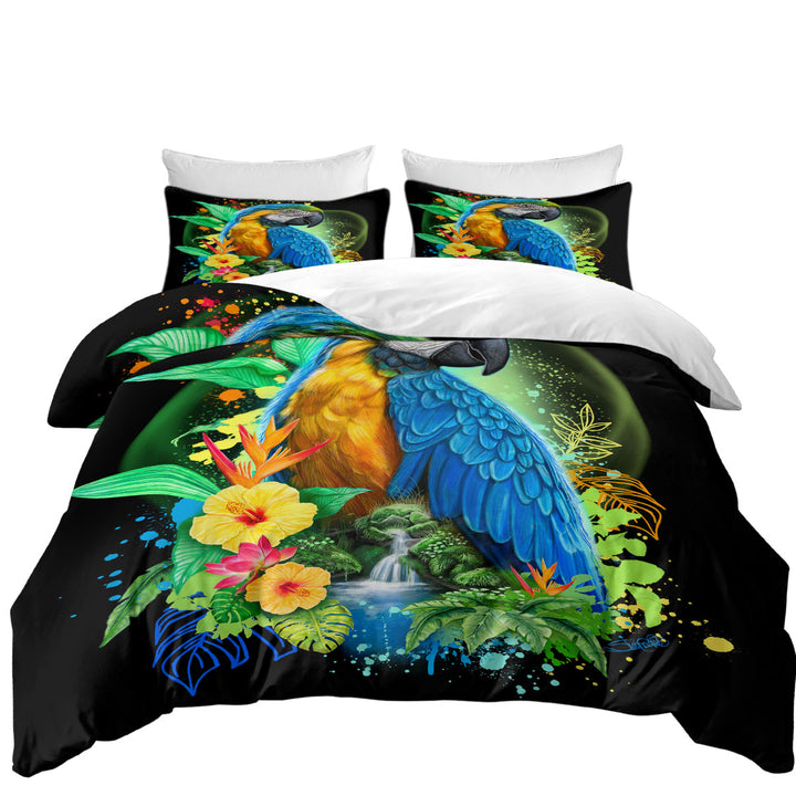 Tropical Spirit Ara Macaw Duvet Covers