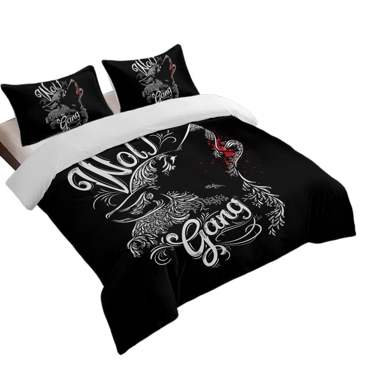 Twin xl Duvet Covers with Wolf Gang