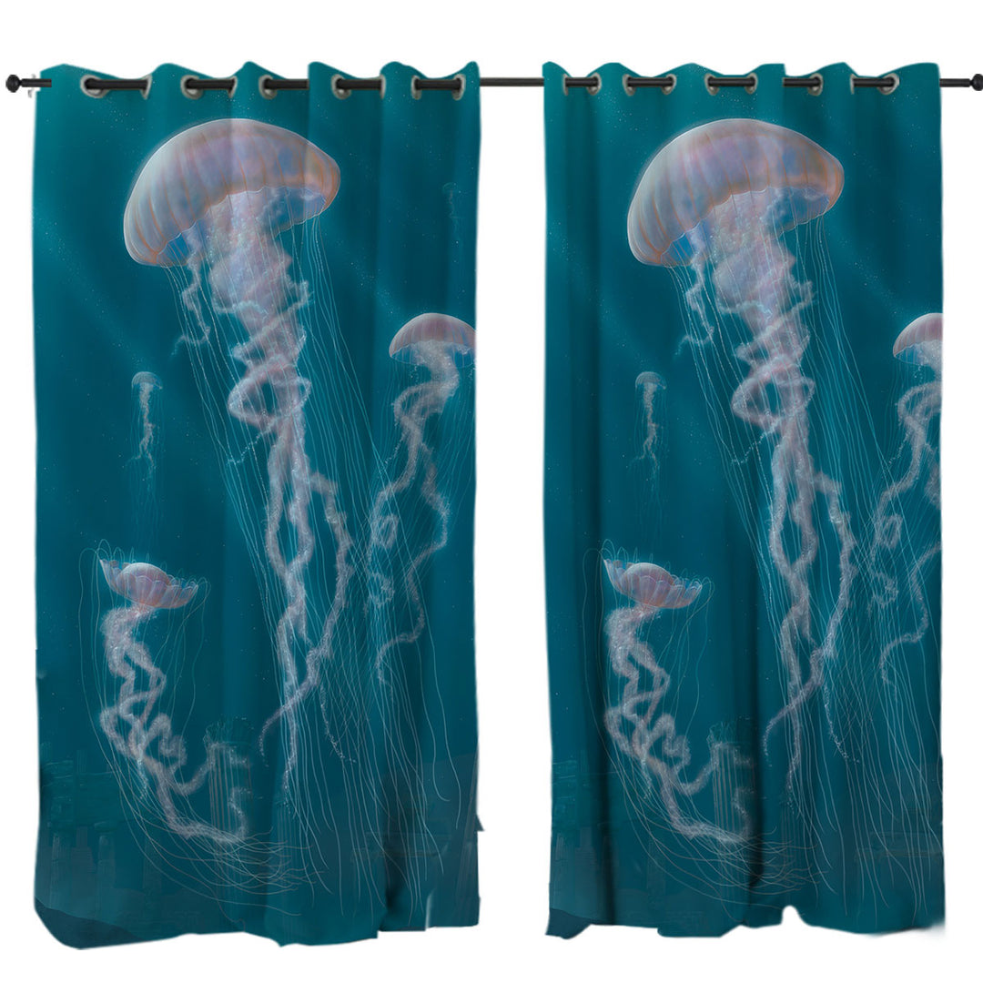 Underwater Art Giant Jellyfish Curtain