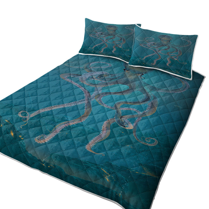 Underwater Art Giant Octopus Quilts