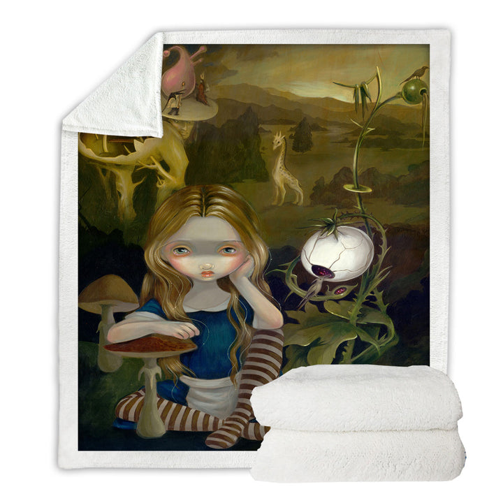 Unique Blankets Alice in a Bosch Landscape