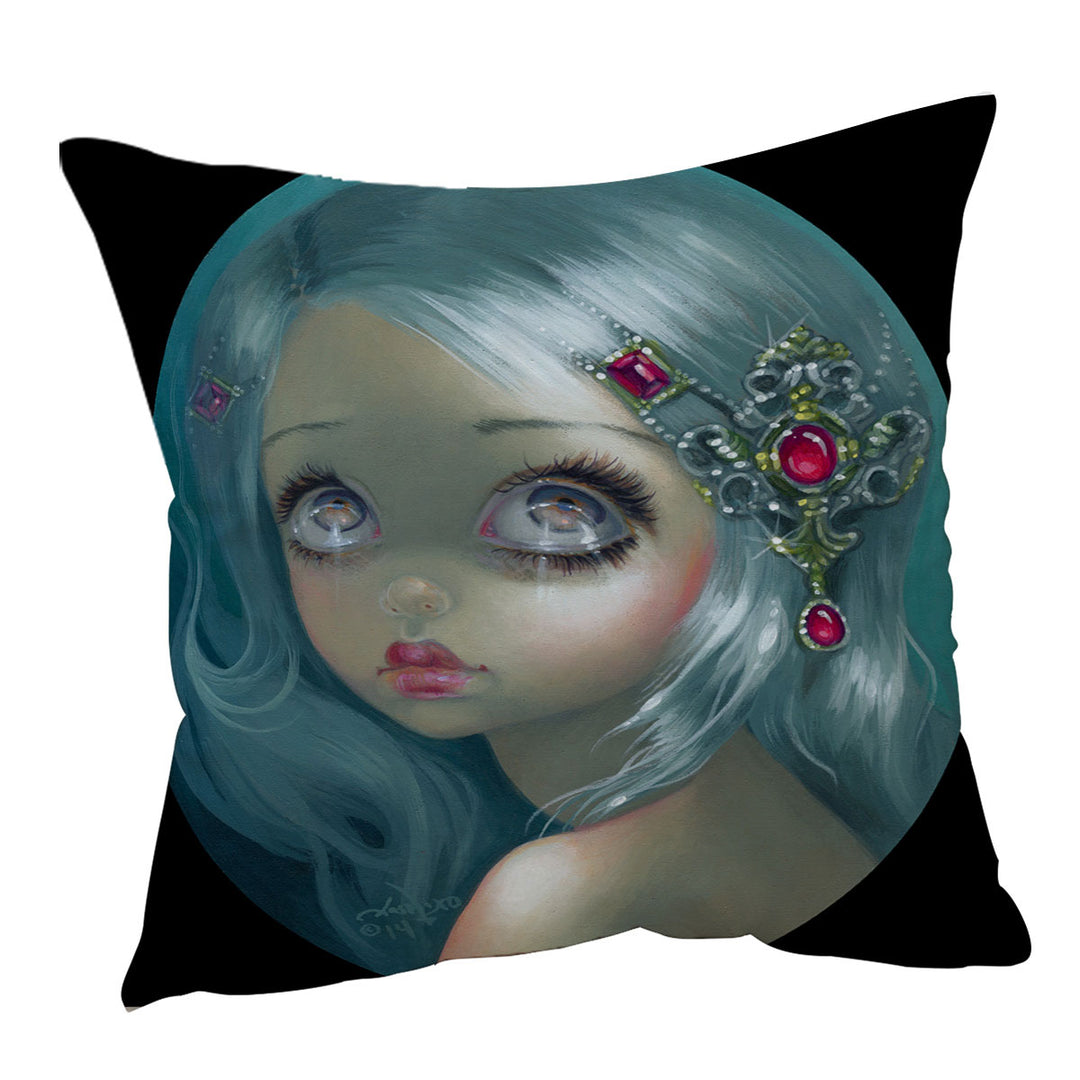 Unique Cushion Covers Eyes on the Heavens Beautiful Girl Portrait