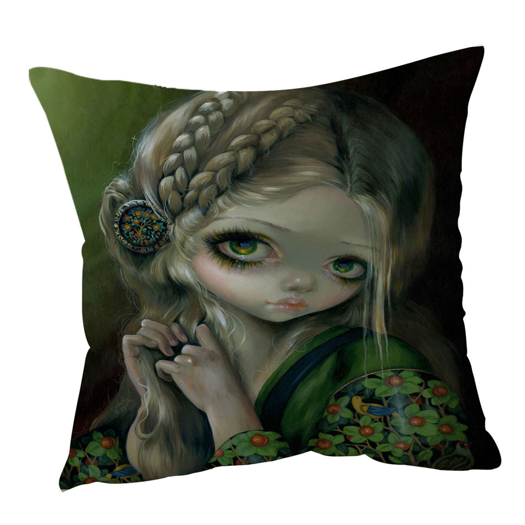 Unique Cushions Maiden Queen Guinevere Had Green Eyes