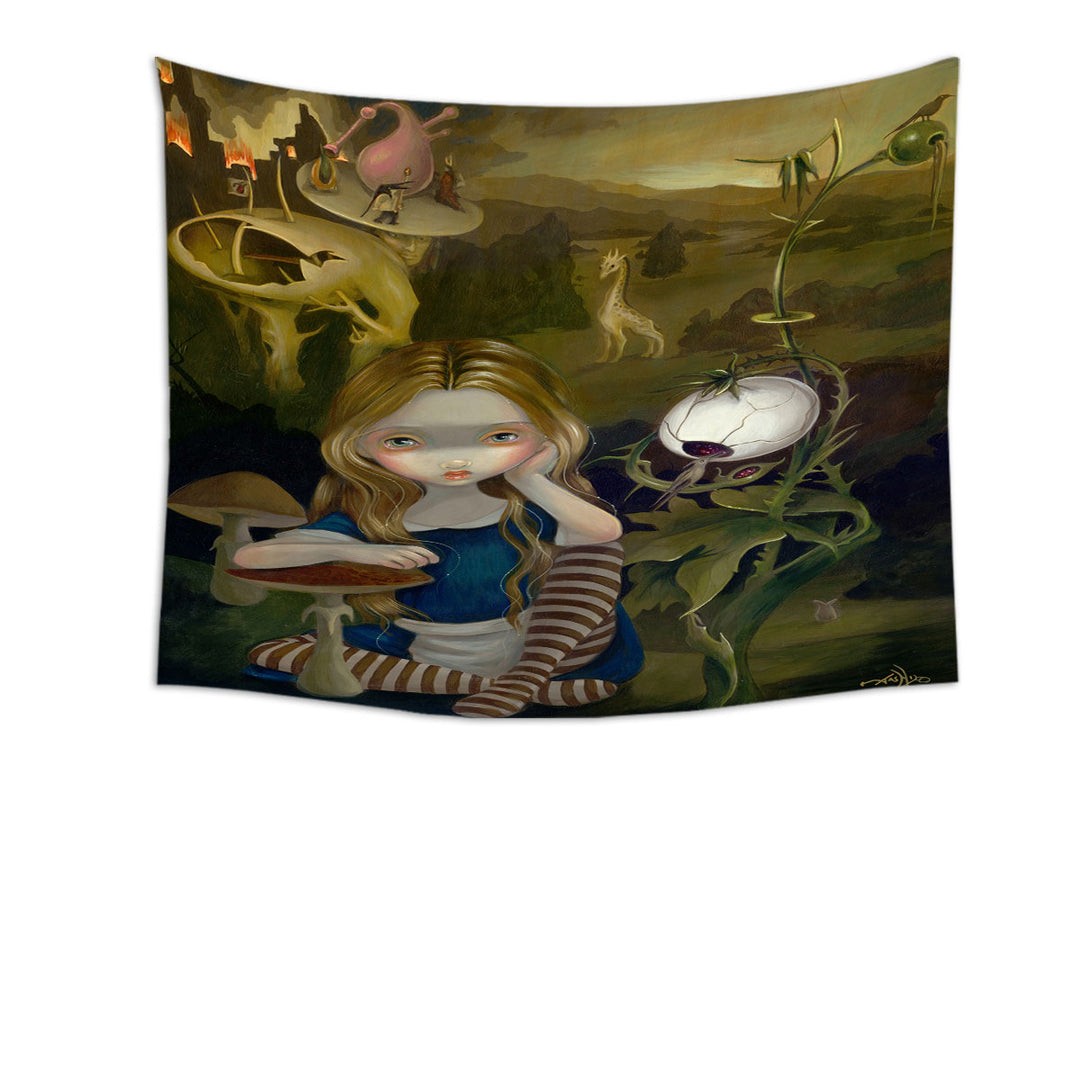 Unique Wall Decor Alice in a Bosch Landscape