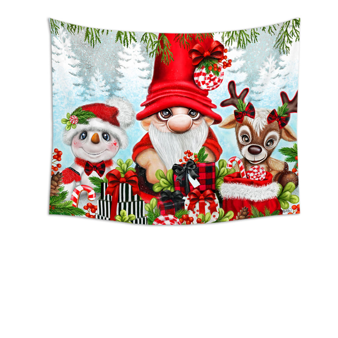 Unique Wall Decor for Christmas Gnome Snowman and Reindeer