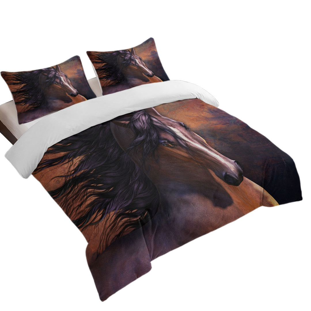 Untamed Wild Horse Duvet Cover