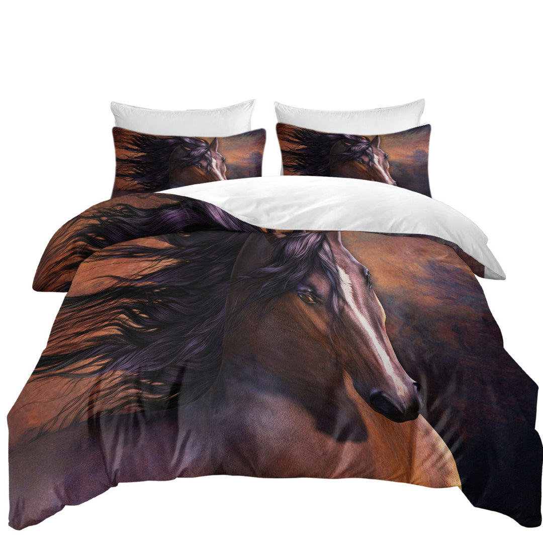 Untamed Wild Horse Duvet Covers