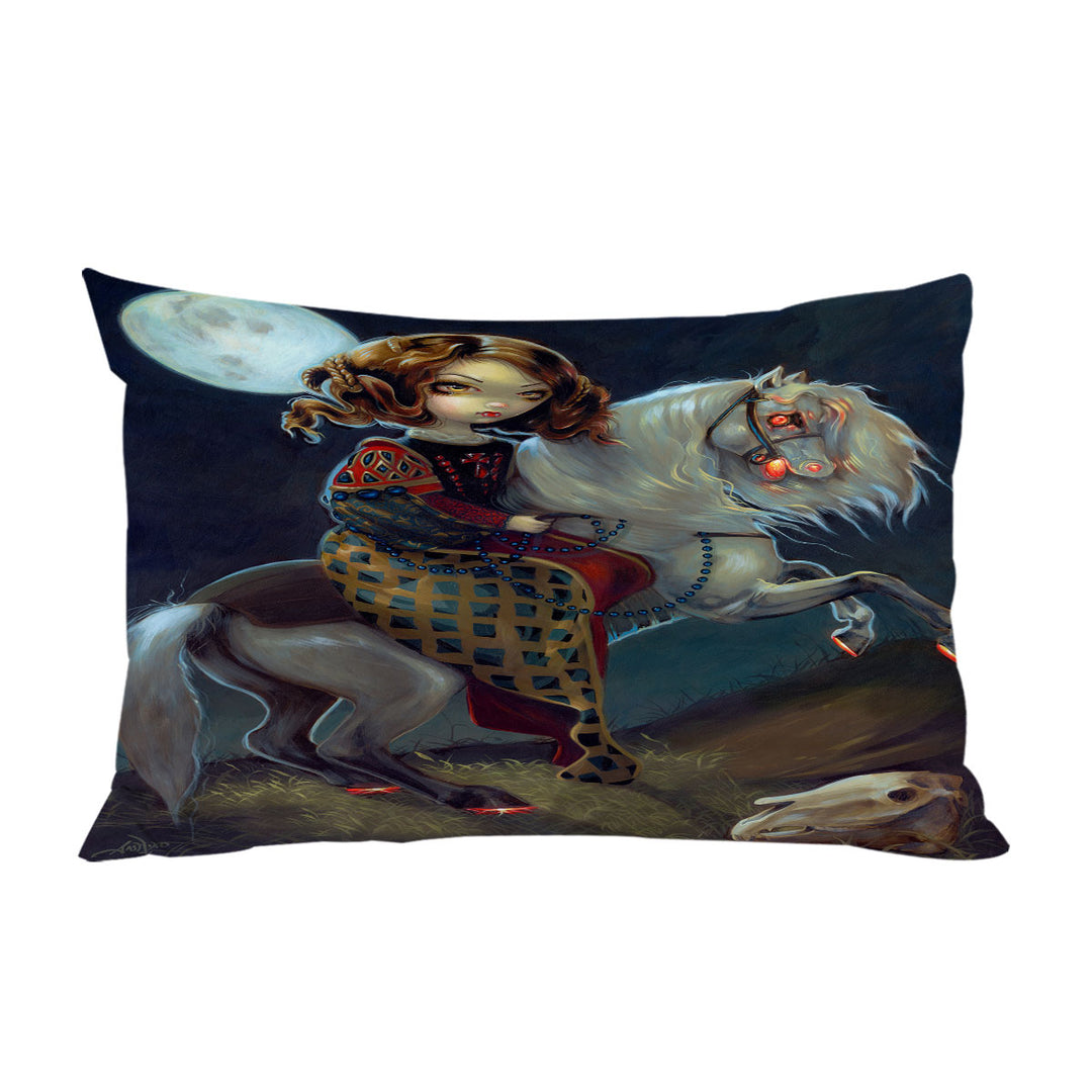 Vampire Maiden on Horse I Vampiri Notte a Cavalla Bed Covers