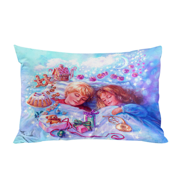 Vintage Fairytales Art Painting Sweet Candy Dreams Pillow Cases