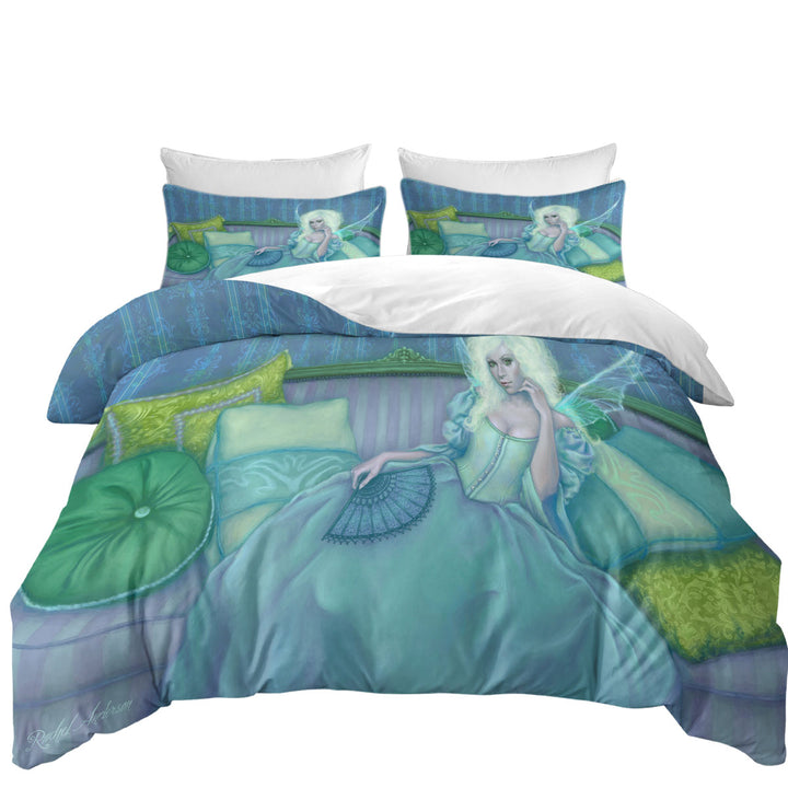 Vintage Fantasy Art Painting the Green Fairy Good Duvet Covers