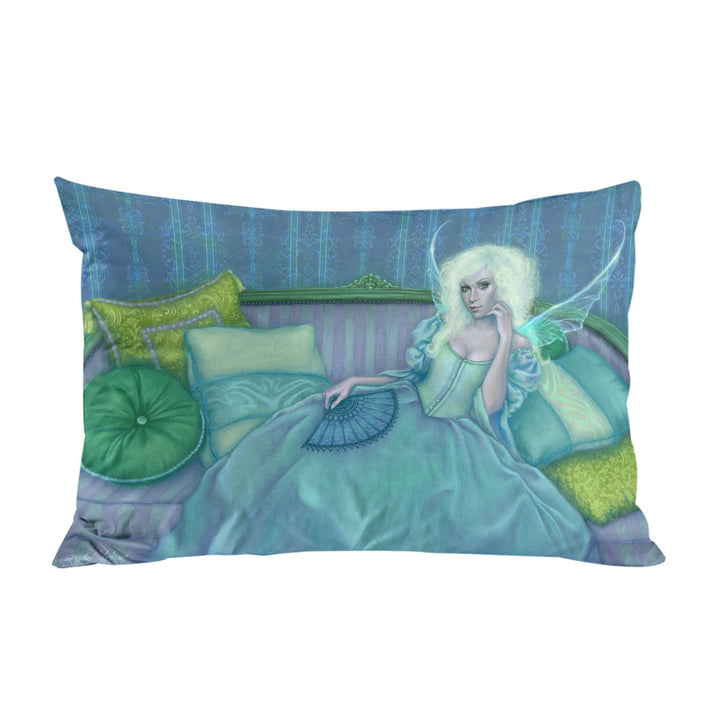 Vintage Fantasy Art Painting the Green Fairy Pillow Cases