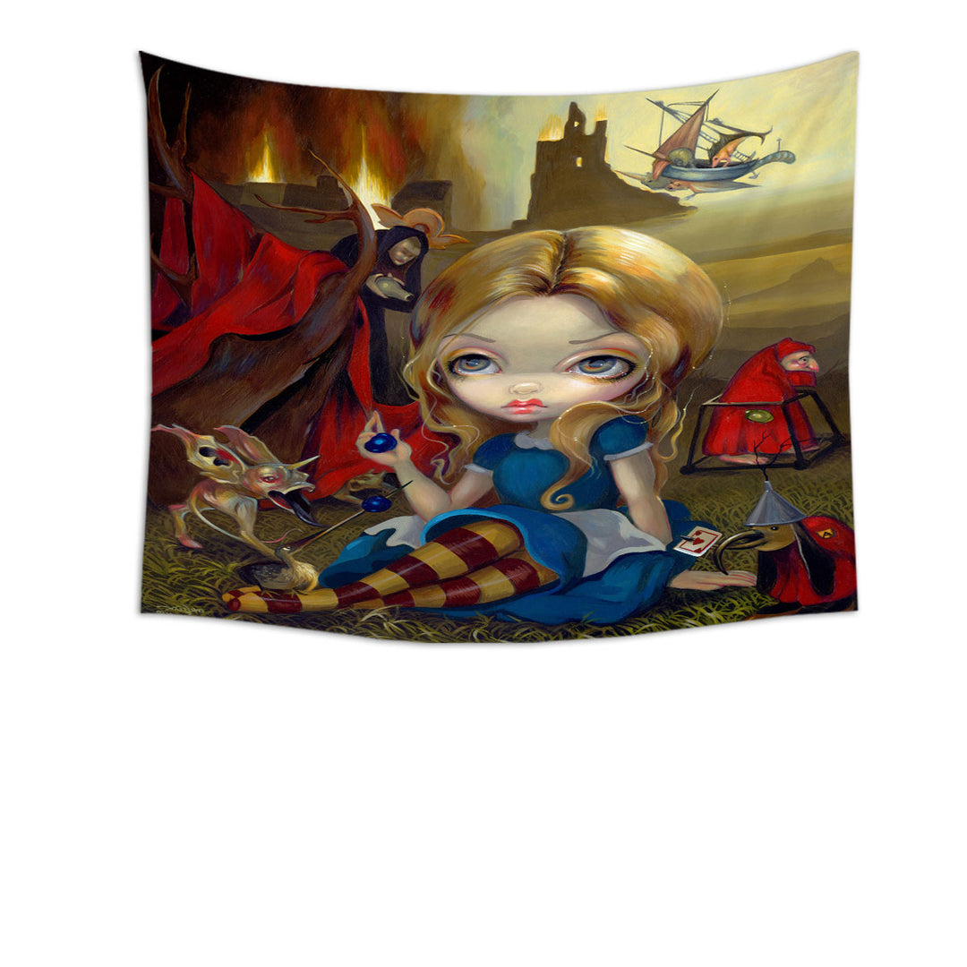 Wall Decor Alice and the Bosch Monsters Tapestry