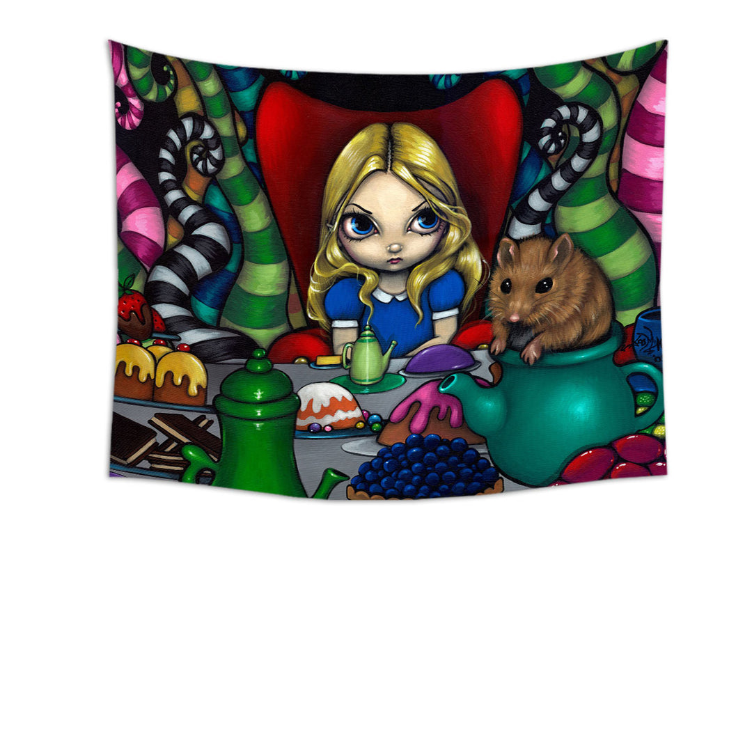 Wall Decor of Alice and the Dormouse Tapestry