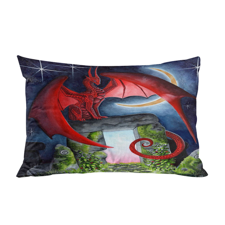 Watcher at the Morning Gate the Night Dragon Pillowcases