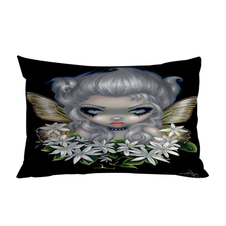 White Flowers Starry Wild Jasmine Fairy Custom Pillow Cases