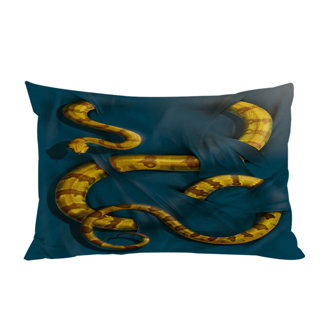 Wild Animal Art Boa Constrictor Snake Pillow Cases