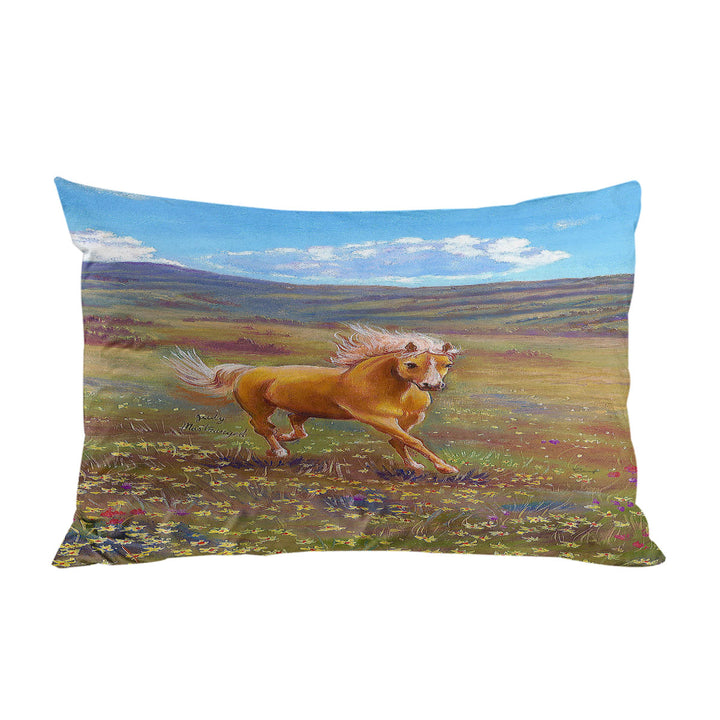 Wildlife Art Painting Running Horse Pillowcases