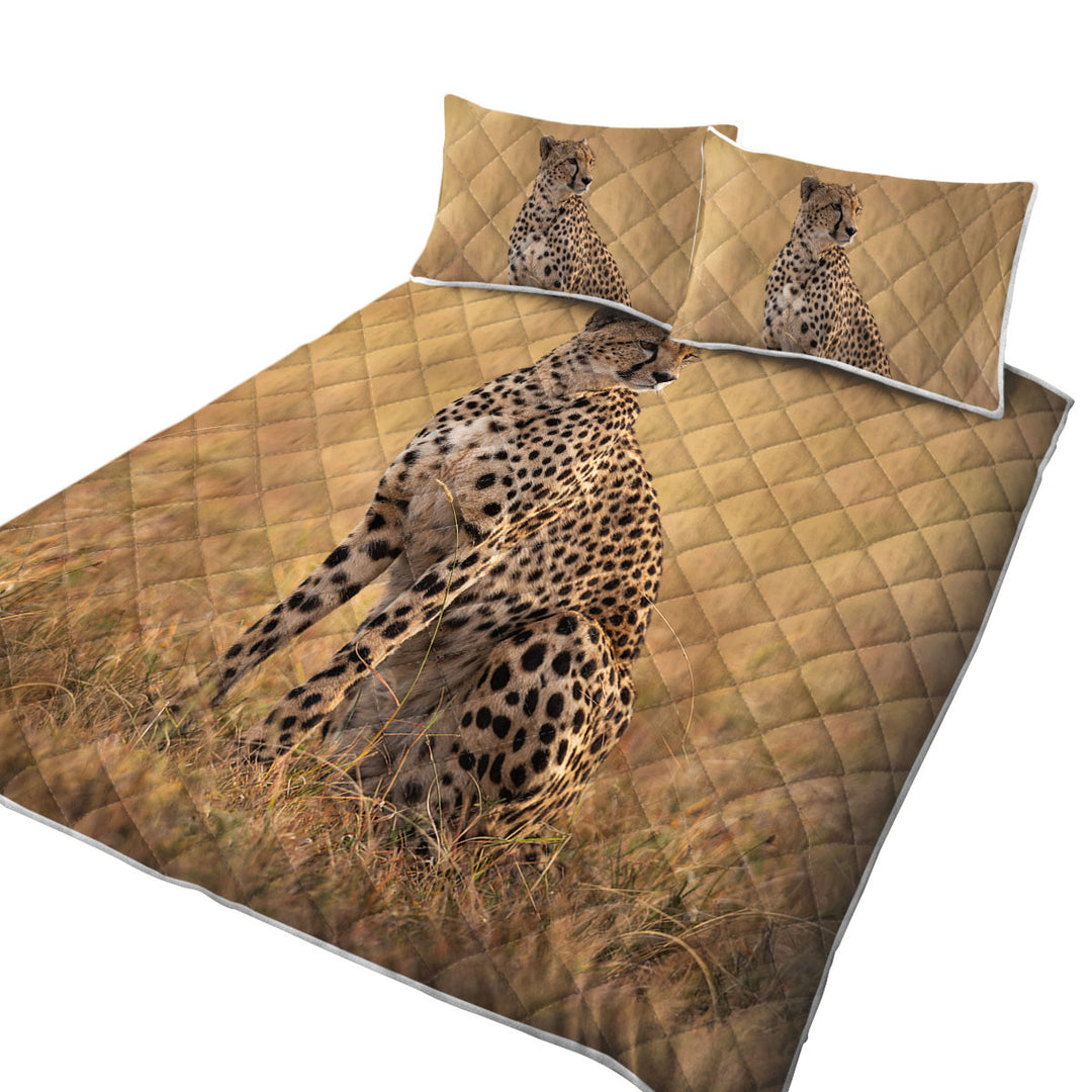 Wildlife Photo of Cheetah Coverlet