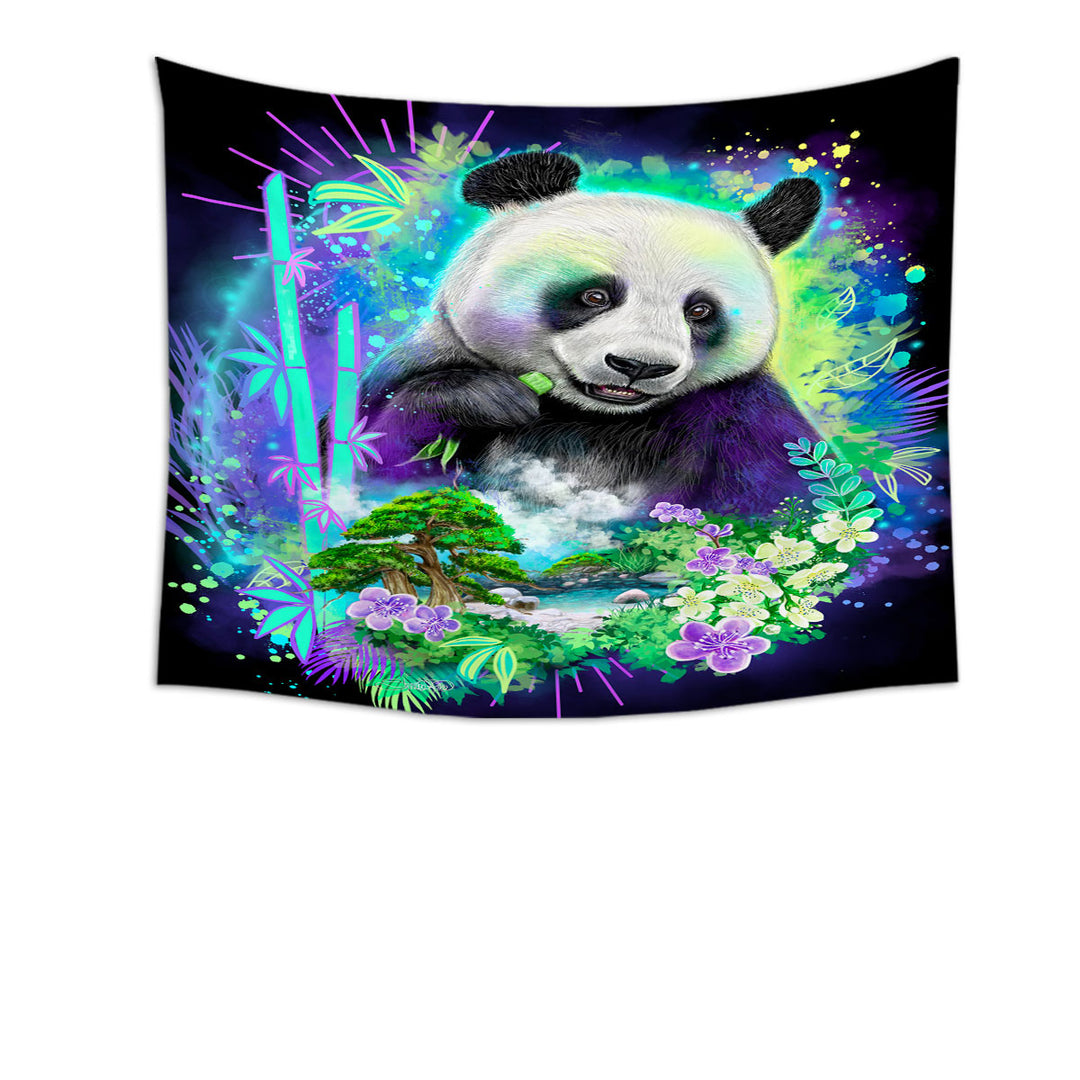 Wildlife Wall Decor Art Nature Panda Tapestry