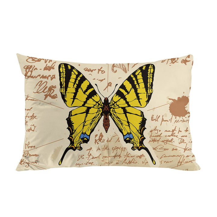 Yellow Swallowtail Butterfly Pillowcases