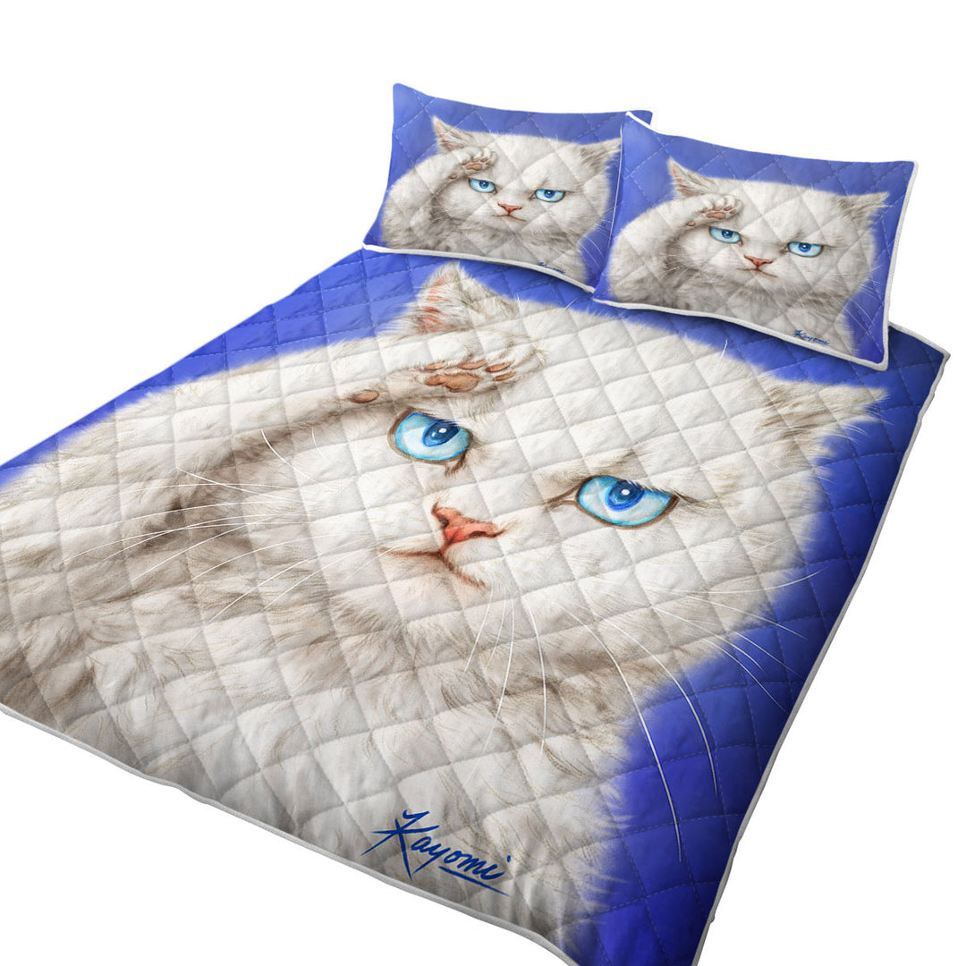 Yes Sir_ Funny Cats Drawings Obedient Kitten Quilt Shop Near Me