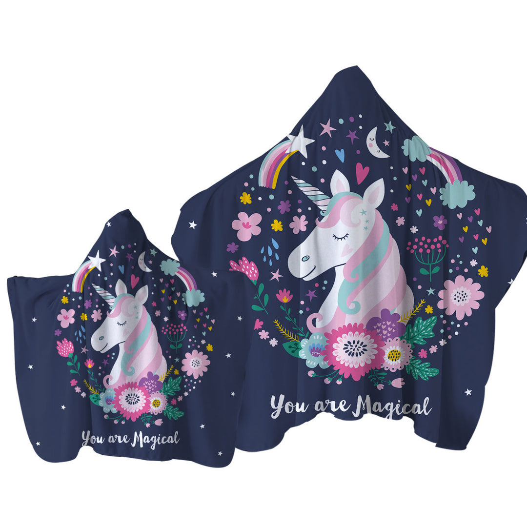 You are Magical Unicorn Towel Hoodie