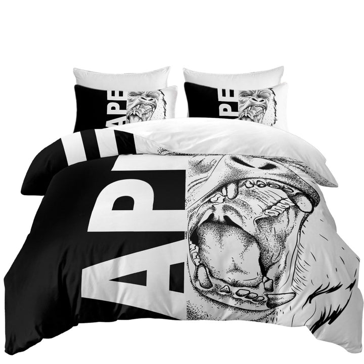 full Size Duvet Cover with Ape