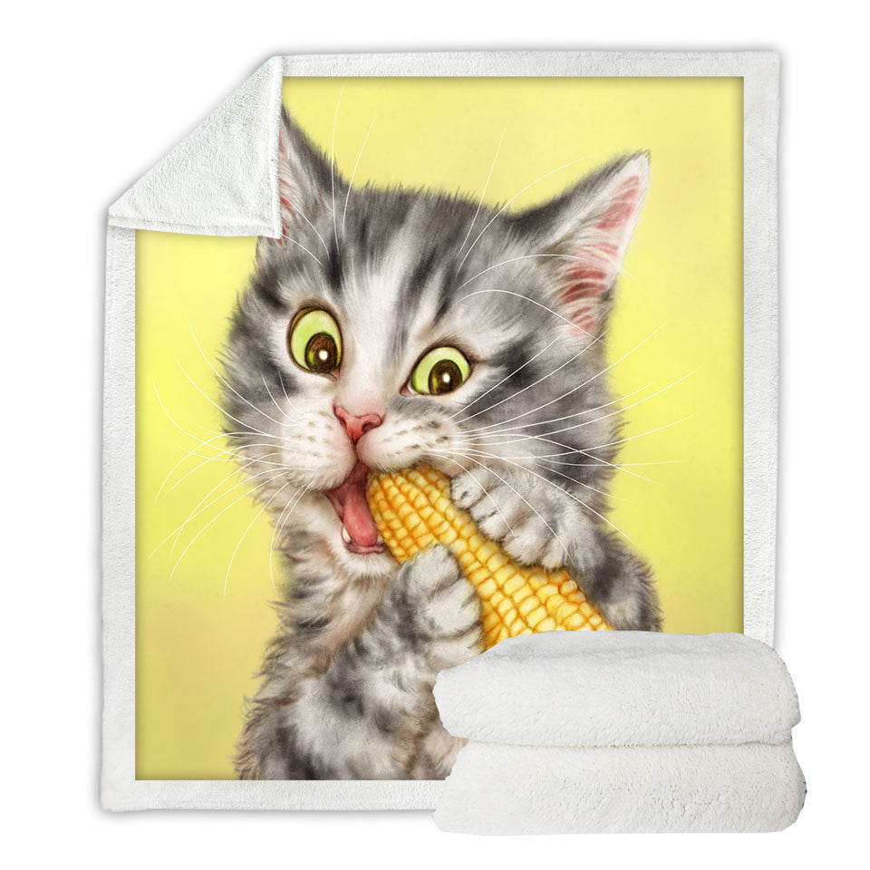 Cat eating blanket best sale