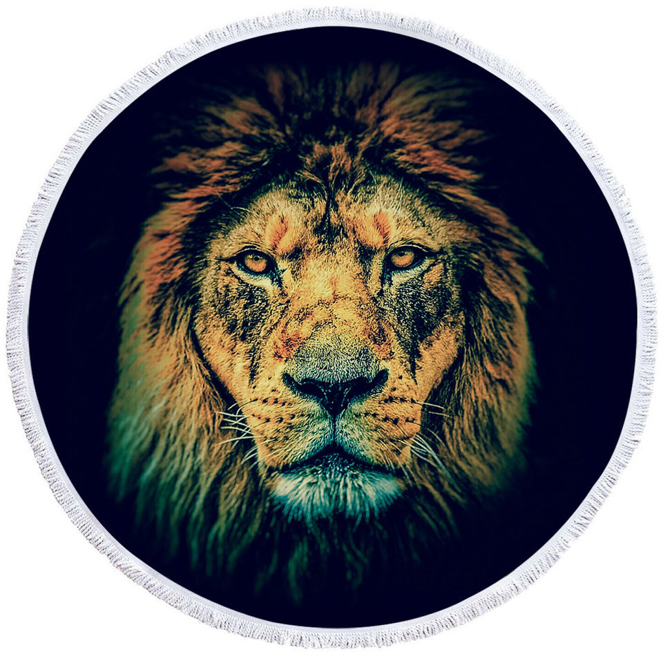 Cool and Fascinating Lion Microfiber Beach Towel