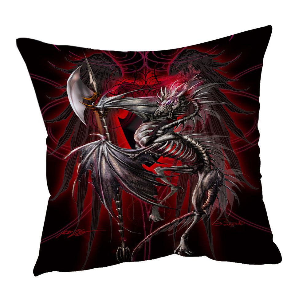 Cushion Covers with Fantasy Weapon Dragon Sword Lich Blade