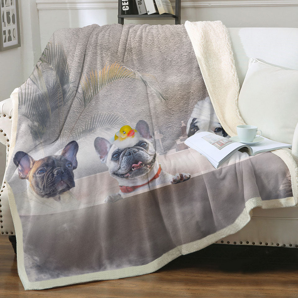 French bulldog best sale throw blanket